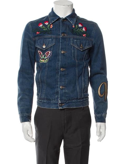 gucci men aveugle par amour denim|Gucci 2018 L'Aveugle Par Amour Denim Denim Jacket .